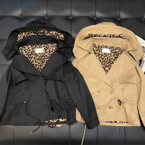 designer jacket women windproof cloth design waist drawstring design hooded jackets vintage double-breasted leopard print lined outerwear ja, Black;brown
designer jacket women windproof cloth design waist drawstring design hooded jackets vintage double-breasted leopard print lined outerwear ja, Black;brown