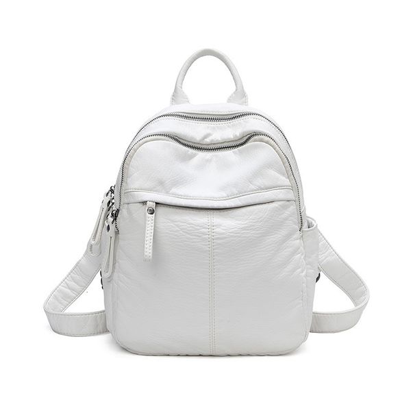 school bags fashion cowhide backpack women genuine leather bag female travel shoulder blackwhite back mochila c1859 230310
school bags fashion cowhide backpack women genuine leather bag female travel shoulder blackwhite back mochila c1859 230310