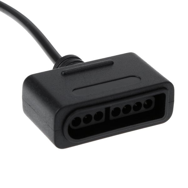 1.8m extension cable for nintendo snes controller compatible for retro-duo and for fc twin black
1.8m extension cable for nintendo snes controller compatible for retro-duo and for fc twin black
