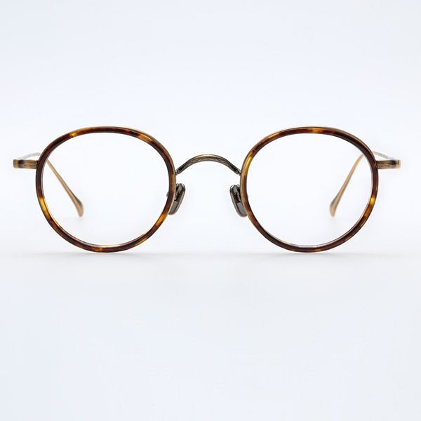 japanese high-end designer model pure titanium vintage glasses rim personality fashion round frame million years turtle kmn139 height, Silver
japanese high-end designer model pure titanium vintage glasses rim personality fashion round frame million years turtle kmn139 height, Silver