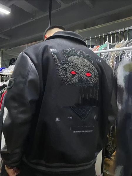 men's jackets american blockbuster china-chic baseball uniform for men in spring and autumn, embroidered pu leather jacket, high street, Black;brown
men's jackets american blockbuster china-chic baseball uniform for men in spring and autumn, embroidered pu leather jacket, high street, Black;brown