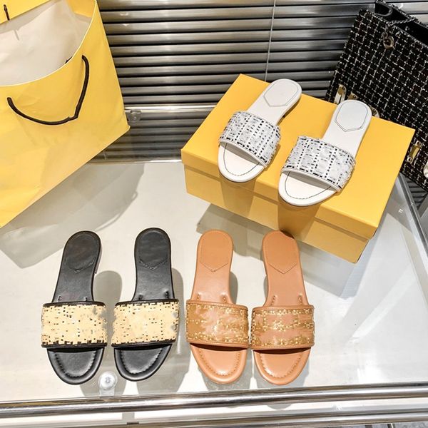 34-40 raffia woven slippers logo slides women 2023 summer sandals slip on mule flat beach pool slider flip flops loafer black white blue sli
34-40 raffia woven slippers logo slides women 2023 summer sandals slip on mule flat beach pool slider flip flops loafer black white blue sli