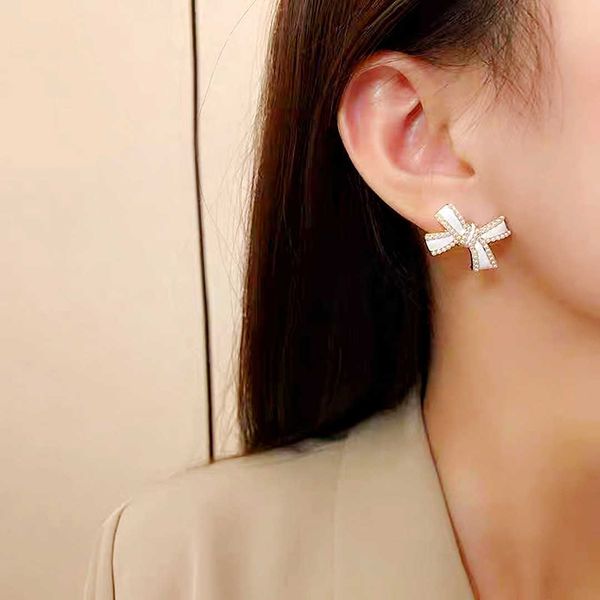 earings yiyang jewelry korean fashion commuter simple pearl bow earrings ins women's versatile small fresh, Golden
earings yiyang jewelry korean fashion commuter simple pearl bow earrings ins women's versatile small fresh, Golden