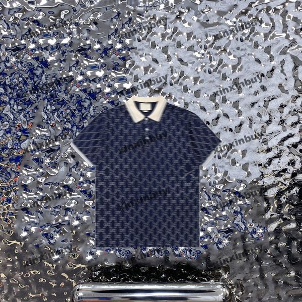 xinxinbuy men designer tee t shirt 23ss double letter collar jacquard short sleeve cotton women black white blue green xs-xl, Black;brown
xinxinbuy men designer tee t shirt 23ss double letter collar jacquard short sleeve cotton women black white blue green xs-xl, Black;brown