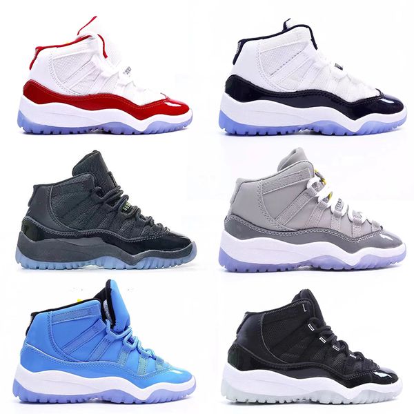 retro kids shoes 11 boys low basketball jumpman 11s shoe cherry children black sneaker chicago designer cool grey space jam trainers baby ki, White;red
retro kids shoes 11 boys low basketball jumpman 11s shoe cherry children black sneaker chicago designer cool grey space jam trainers baby ki, White;red