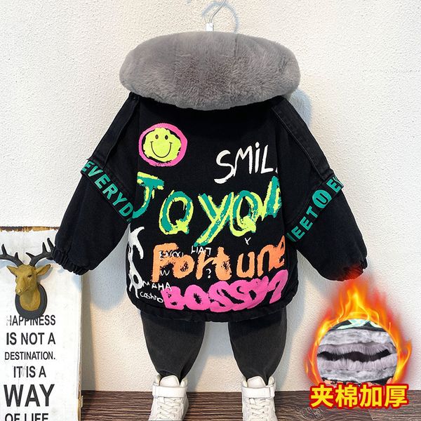 jackets boys baby's kids fleece coats outwear vintage thicken warm plus velvet winter autumn overcoat children's clothing 230310, Blue;gray
jackets boys baby's kids fleece coats outwear vintage thicken warm plus velvet winter autumn overcoat children's clothing 230310, Blue;gray