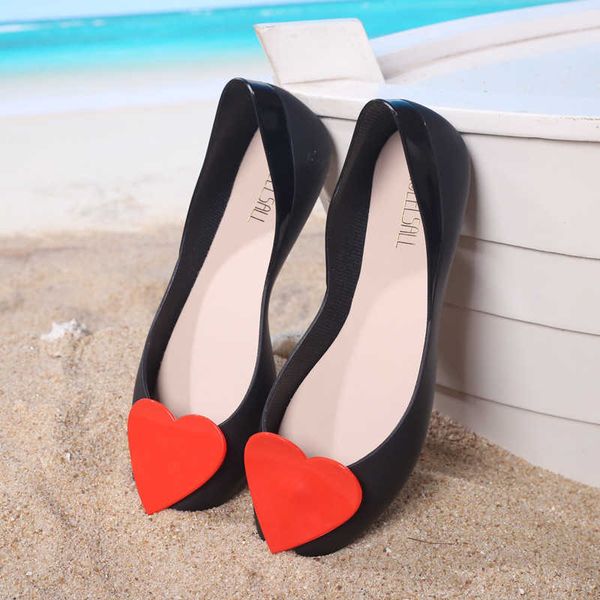 dress shoes open toe heart pattern sweet student beach shoes shallow plastic flats jelly sandals comfortable soft bottom women summer shoes, Black
dress shoes open toe heart pattern sweet student beach shoes shallow plastic flats jelly sandals comfortable soft bottom women summer shoes, Black