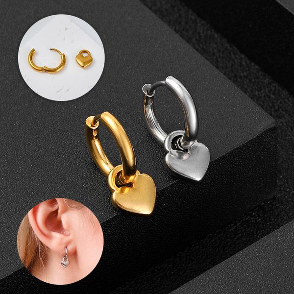 gold stainless steel love heart ear studs for diy earrings base jewelry making hole dangle charm components accessories, Golden;silver
gold stainless steel love heart ear studs for diy earrings base jewelry making hole dangle charm components accessories, Golden;silver