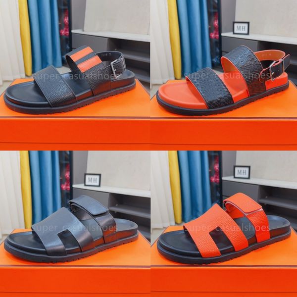 designer chypre slippers beach classic flat sandals luxury summer men leather flip flops men slides size 38-44, Black
designer chypre slippers beach classic flat sandals luxury summer men leather flip flops men slides size 38-44, Black