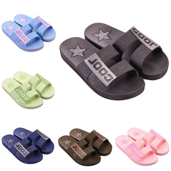 slippers indoor outdoor soft purple black red blue women men shoes beach coast bathroom antiskid sandal size 36-45