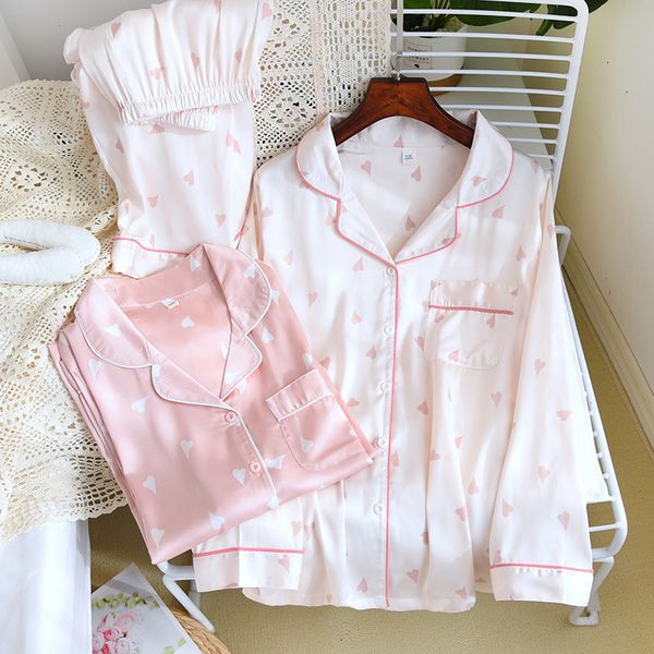 women's sleepwear spring summer ladies pajamas set ice silk women long-sleeved home service suit pyjama clothes femme pijamas mujer fem, Black;red
women's sleepwear spring summer ladies pajamas set ice silk women long-sleeved home service suit pyjama clothes femme pijamas mujer fem, Black;red