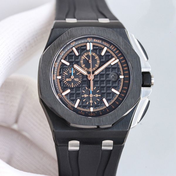 chronograph mens watches automatic mechanical movement watch 42mm luminous waterproof rubber fashion business wristwatches montre de luxe mu, Slivery;brown
chronograph mens watches automatic mechanical movement watch 42mm luminous waterproof rubber fashion business wristwatches montre de luxe mu, Slivery;brown