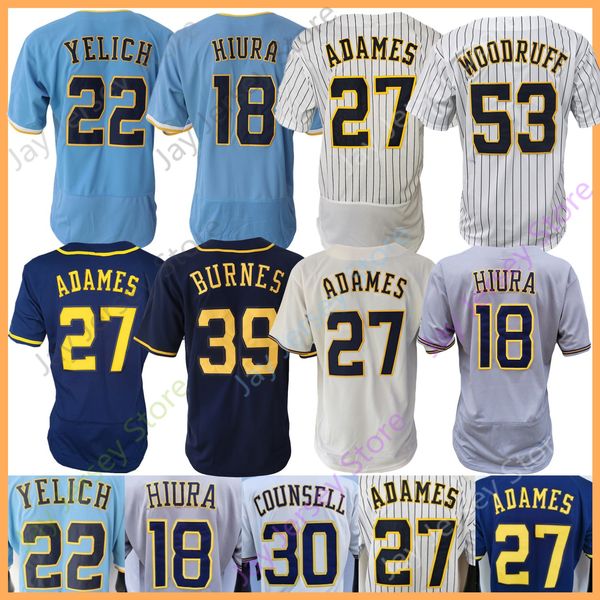 baseball jersey yelich willy adames luis urias contreras rowdy tellez corbin burnes craig counsell keston hiura toro woodruff anderson brice, Blue;black
baseball jersey yelich willy adames luis urias contreras rowdy tellez corbin burnes craig counsell keston hiura toro woodruff anderson brice, Blue;black