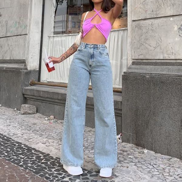 women's jeans women wide leg jeans straight leg baggy jean high waist pants y2k mom jeans for women fashion loose full length streetwea, Blue
women's jeans women wide leg jeans straight leg baggy jean high waist pants y2k mom jeans for women fashion loose full length streetwea, Blue