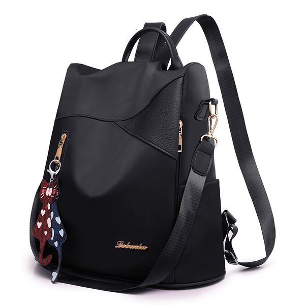 school bags simple style ladies backpack antitheft oxford cloth tarpaulin stitching sequins juvenile college bag purse 230310
school bags simple style ladies backpack antitheft oxford cloth tarpaulin stitching sequins juvenile college bag purse 230310