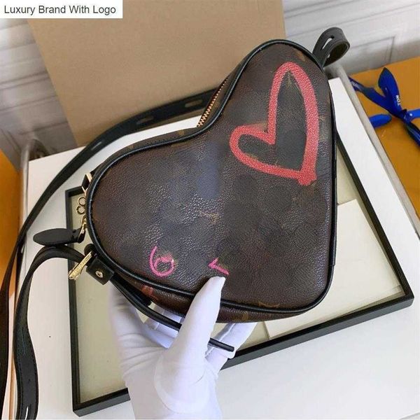 l bag handbags fashion women's brown leather red printing crossbody shoulder bags designer l heart shape small bag for girls258k eh97, Black
l bag handbags fashion women's brown leather red printing crossbody shoulder bags designer l heart shape small bag for girls258k eh97, Black