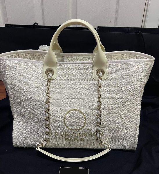 luxury channel tote shopping deauville beach bag women shopping bag man handbag purse pearl canvas designer crossbody clutch travel shoulder
luxury channel tote shopping deauville beach bag women shopping bag man handbag purse pearl canvas designer crossbody clutch travel shoulder