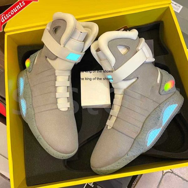 2023 automatic laces air mag sneakers marty mcfly's led outdoor shoes man back to the future glow in the dark gray mcflys mags with, Black
2023 automatic laces air mag sneakers marty mcfly's led outdoor shoes man back to the future glow in the dark gray mcflys mags with, Black
