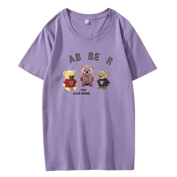 women's t-shirt spring and summer new letter printing animal pattern cotton crew neck multicolor couple casual versatile classic unisex, White
women's t-shirt spring and summer new letter printing animal pattern cotton crew neck multicolor couple casual versatile classic unisex, White