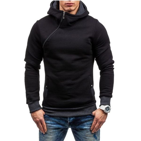 men's hoodies sweatshirts mrmt brand slim pullover hoody for male diagonal zipper man hood 230309, Black
men's hoodies sweatshirts mrmt brand slim pullover hoody for male diagonal zipper man hood 230309, Black