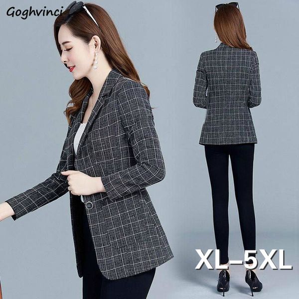 women's suits blazers blazers women spring plaid korean style single-breasted office ladies loose xl-5xl casual elegant fashion womens, White;black
women's suits blazers blazers women spring plaid korean style single-breasted office ladies loose xl-5xl casual elegant fashion womens, White;black