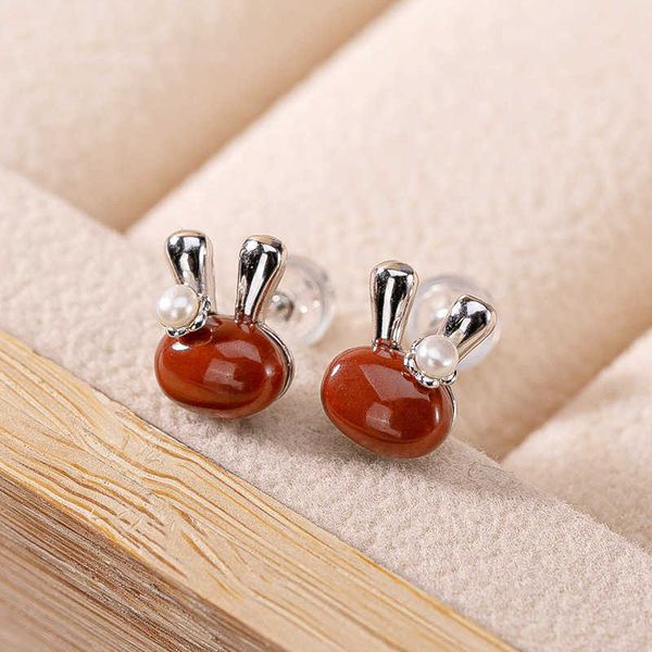 earings yilu silver s925 sterling silver plated hetian yunan red personality cute little rabbit womens temperament earrings, Golden
earings yilu silver s925 sterling silver plated hetian yunan red personality cute little rabbit womens temperament earrings, Golden