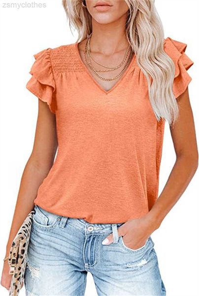 women's t-shirt ruffle pleated short sleeve female elegant solid color sweet style summer splicing v neck t-shirt women's loose c, White
women's t-shirt ruffle pleated short sleeve female elegant solid color sweet style summer splicing v neck t-shirt women's loose c, White