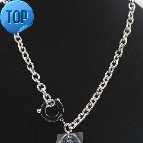 stainless steel square link chain necklaces for women toggle clasp ot buckle choker collar hip hop heart necklace jewelry, Silver
stainless steel square link chain necklaces for women toggle clasp ot buckle choker collar hip hop heart necklace jewelry, Silver