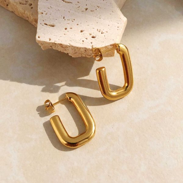 earing high-grade stainless gold-plated non-fading titanium steel earrings, ladies, Golden
earing high-grade stainless gold-plated non-fading titanium steel earrings, ladies, Golden