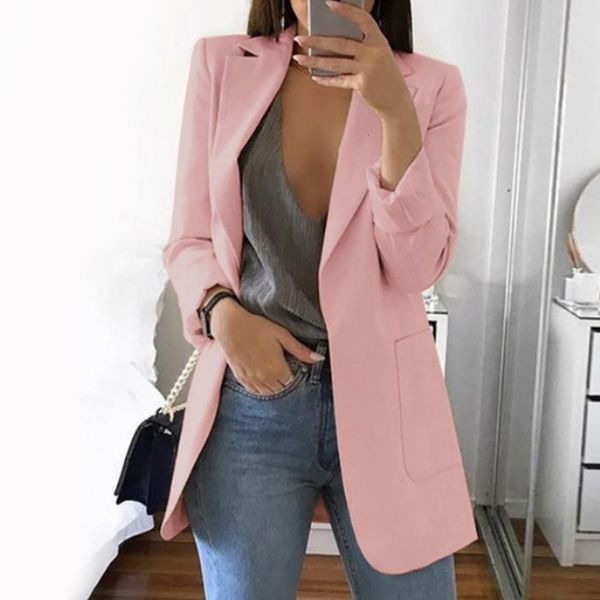 women's suits blazers women slim casual solid blazer long elegant business blazers coat ladies spring autumn suit cotton notched 230310, White;black
women's suits blazers women slim casual solid blazer long elegant business blazers coat ladies spring autumn suit cotton notched 230310, White;black