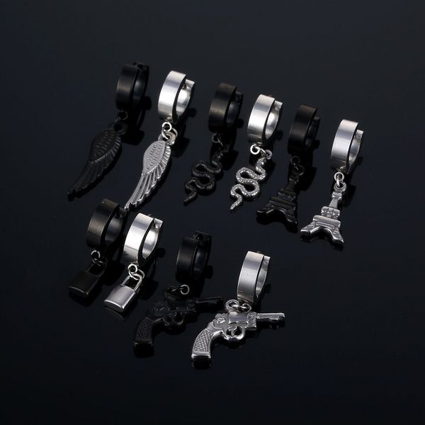 multiple styles stainless/titanium steel stud earrings for men and women gothic street pop hip hop ear jewelry, Golden;silver
multiple styles stainless/titanium steel stud earrings for men and women gothic street pop hip hop ear jewelry, Golden;silver