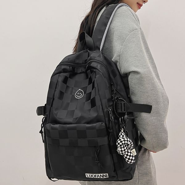 school bag plaid leisure girl travel lapstudent backpack female teenager book s ladies nylon college packet fashion 230310
school bag plaid leisure girl travel lapstudent backpack female teenager book s ladies nylon college packet fashion 230310