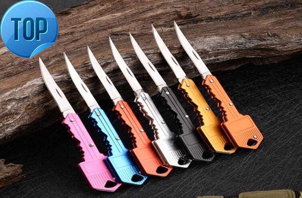 7 colors key shape mini folding knife outdoor saber pocket fruit knife multifunctional keychain knives swiss selfdefense knife ou6072303, Silver
7 colors key shape mini folding knife outdoor saber pocket fruit knife multifunctional keychain knives swiss selfdefense knife ou6072303, Silver
