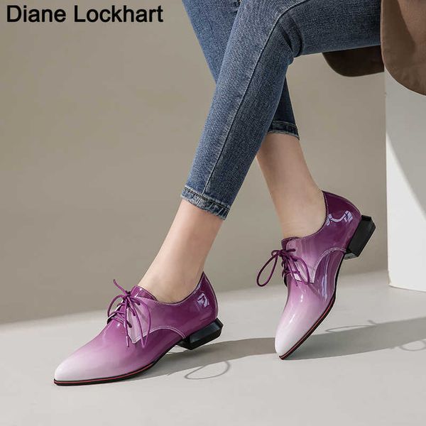 dress shoes brogues woman spring autumn flats gradient colour pointed toe women shoes faux leather laceup loafers female flat oxfords mujer, Black
dress shoes brogues woman spring autumn flats gradient colour pointed toe women shoes faux leather laceup loafers female flat oxfords mujer, Black