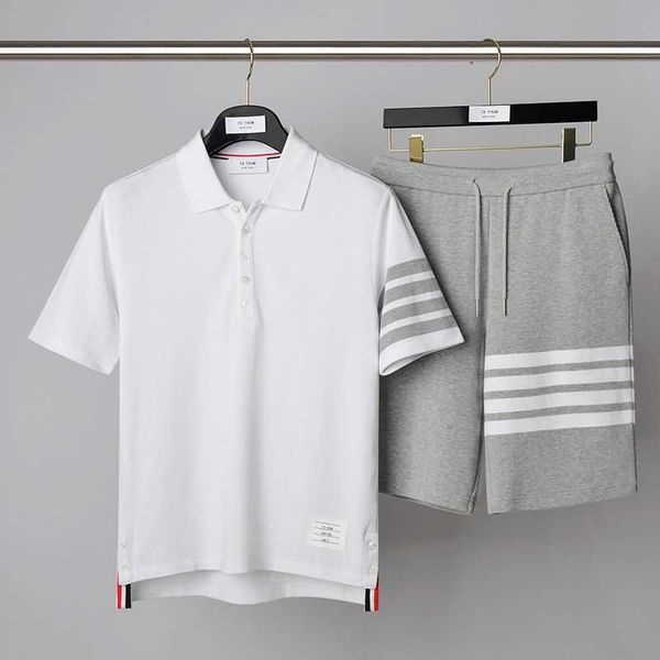trendy summer tb thom two-piece men's suit short-sleeved shorts waffle loose casual with handsome, Gray
trendy summer tb thom two-piece men's suit short-sleeved shorts waffle loose casual with handsome, Gray