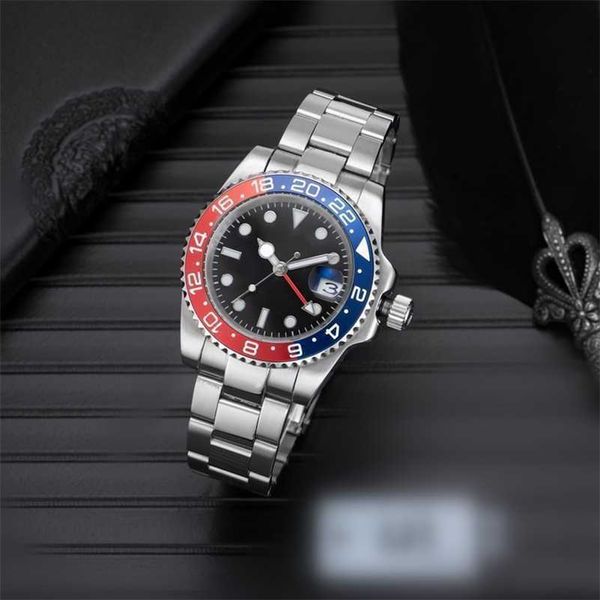gmt watch roles luxury watches automatic mens womens mechanical 40mm 904l stainless steel blue black ceramic sapphire glass super luminous w, Silver
gmt watch roles luxury watches automatic mens womens mechanical 40mm 904l stainless steel blue black ceramic sapphire glass super luminous w, Silver