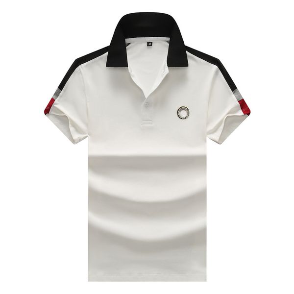 designer mens polo shirt short sleeve button business casual versatile t shirt fashion big brand embroidery arm letter badge sports quick dr, White;black
designer mens polo shirt short sleeve button business casual versatile t shirt fashion big brand embroidery arm letter badge sports quick dr, White;black