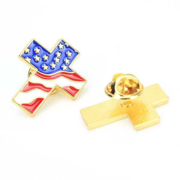 amercia flag pattern cross brooches for girls enamel badge gold plated zinc alloy lapel pins student clothes accessories, Gray
amercia flag pattern cross brooches for girls enamel badge gold plated zinc alloy lapel pins student clothes accessories, Gray