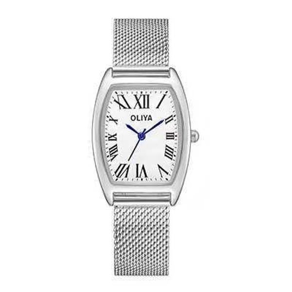 oliya olivia quartz women's watch barrel roman temperament student table 6822 mesh band, Slivery;golden 
oliya olivia quartz women's watch barrel roman temperament student table 6822 mesh band, Slivery;golden