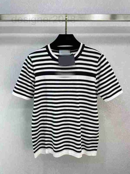 women's sweaters designer milan runway 2023 spring summer o neck short sleeve panelled print brand same style tlnc, White;black
women's sweaters designer milan runway 2023 spring summer o neck short sleeve panelled print brand same style tlnc, White;black
