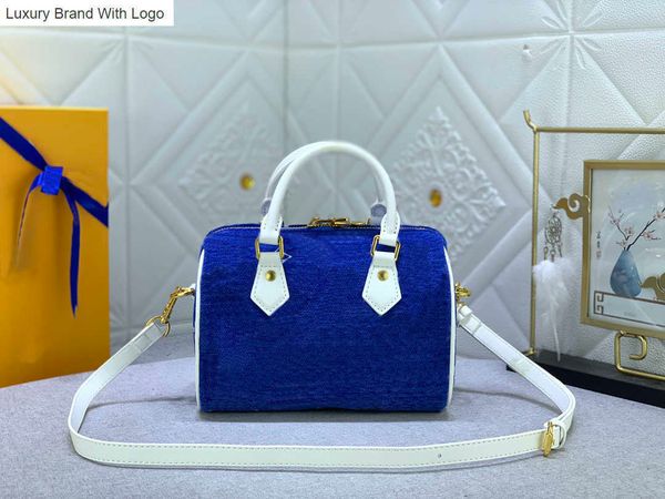 l bag handbags m20751 l bag match speedy handbag women luxury designer v shoulder bag blue denim jacquard flannel boston pillow bags cross b, Black 
l bag handbags m20751 l bag match speedy handbag women luxury designer v shoulder bag blue denim jacquard flannel boston pillow bags cross b, Black