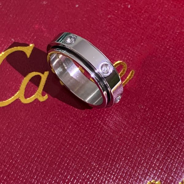 luxury designer rings can turn ring ring diamond ring for women size 6-11 fashion versatile temperament ring ladies high-end luxury fashion, Silver
luxury designer rings can turn ring ring diamond ring for women size 6-11 fashion versatile temperament ring ladies high-end luxury fashion, Silver