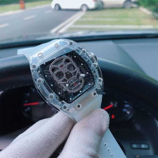 s business all hollow barrel transparent mechanical men watch fashion trend richa luminous rubber milles high quality, Slivery;black
s business all hollow barrel transparent mechanical men watch fashion trend richa luminous rubber milles high quality, Slivery;black