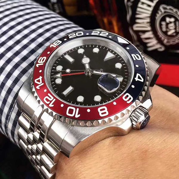 luxury mens watch rolax mechanical automatic st9 steel stainless blue red bezel dial 3866 movement gmt adjustable men belt es wristwatches f, Slivery;brown
luxury mens watch rolax mechanical automatic st9 steel stainless blue red bezel dial 3866 movement gmt adjustable men belt es wristwatches f, Slivery;brown