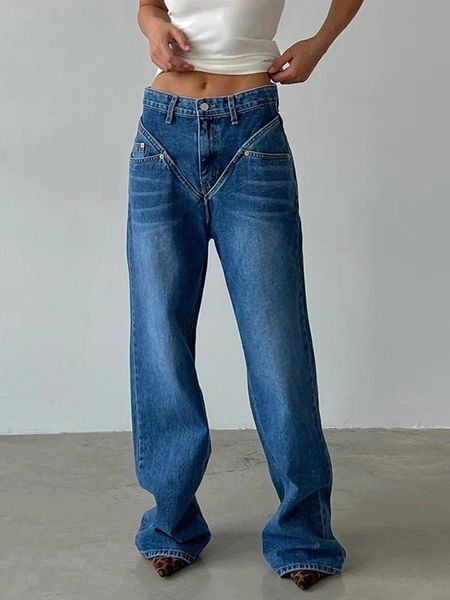 women's jeans women's jeans full length vintage solid color washed denim pants cowboy denim trouser straight leg pants streetwear, Blue
women's jeans women's jeans full length vintage solid color washed denim pants cowboy denim trouser straight leg pants streetwear, Blue