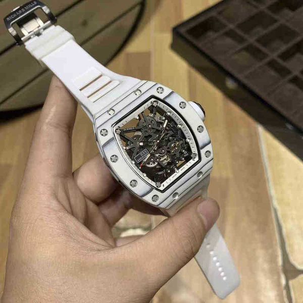 automatic luxury millers mechanical wristwatch watch richa 035 carbon fiber gmt clock reloj alloy skeleton tourbillon leisure mens watches h, Slivery;black
automatic luxury millers mechanical wristwatch watch richa 035 carbon fiber gmt clock reloj alloy skeleton tourbillon leisure mens watches h, Slivery;black