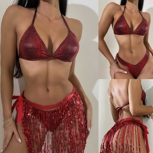 beach designer bikinis bathing suits luxury wear bikini split tassel sequin threepiece swimsuit bikinimonokinis, White;black
beach designer bikinis bathing suits luxury wear bikini split tassel sequin threepiece swimsuit bikinimonokinis, White;black