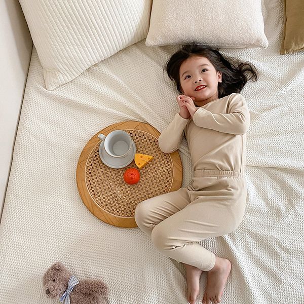 pajamas autumn winter solid color cotton pajama sets 1-8 years boys and girls soft warm nightgown clothes set 230310, Blue;red
pajamas autumn winter solid color cotton pajama sets 1-8 years boys and girls soft warm nightgown clothes set 230310, Blue;red