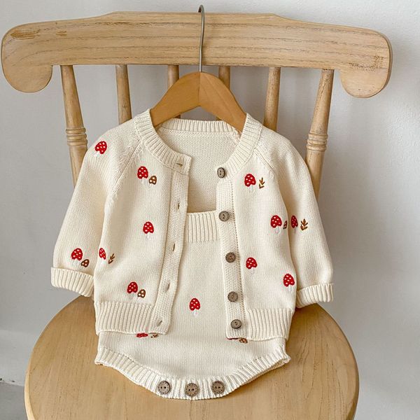 cardigan spring infant clothes girl baby knitting embroidery mushroom sweater boy children cotton sleevelee suspenders bodysuit 230310, Blue
cardigan spring infant clothes girl baby knitting embroidery mushroom sweater boy children cotton sleevelee suspenders bodysuit 230310, Blue