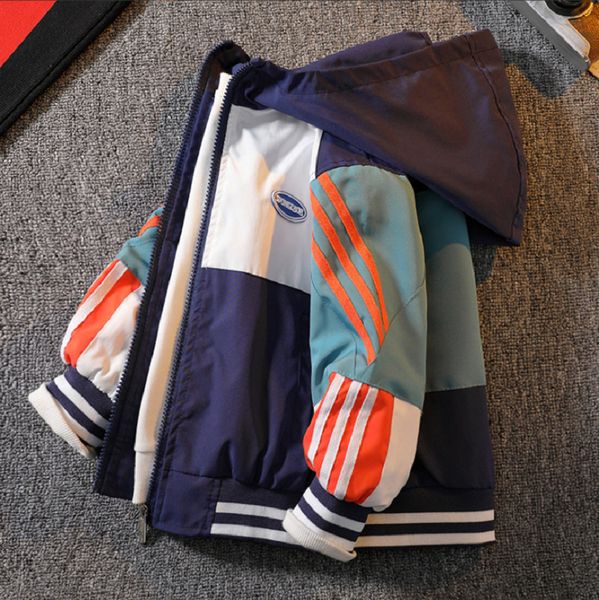 jackets spring clothes boys for children outwear 414 years hooded vertical stripes midlength windbreaker 230310, Blue;gray
jackets spring clothes boys for children outwear 414 years hooded vertical stripes midlength windbreaker 230310, Blue;gray